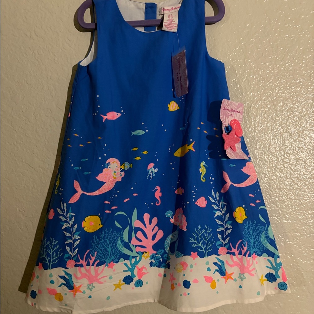 Tommy Bahama Blue and Pink Kids Dress